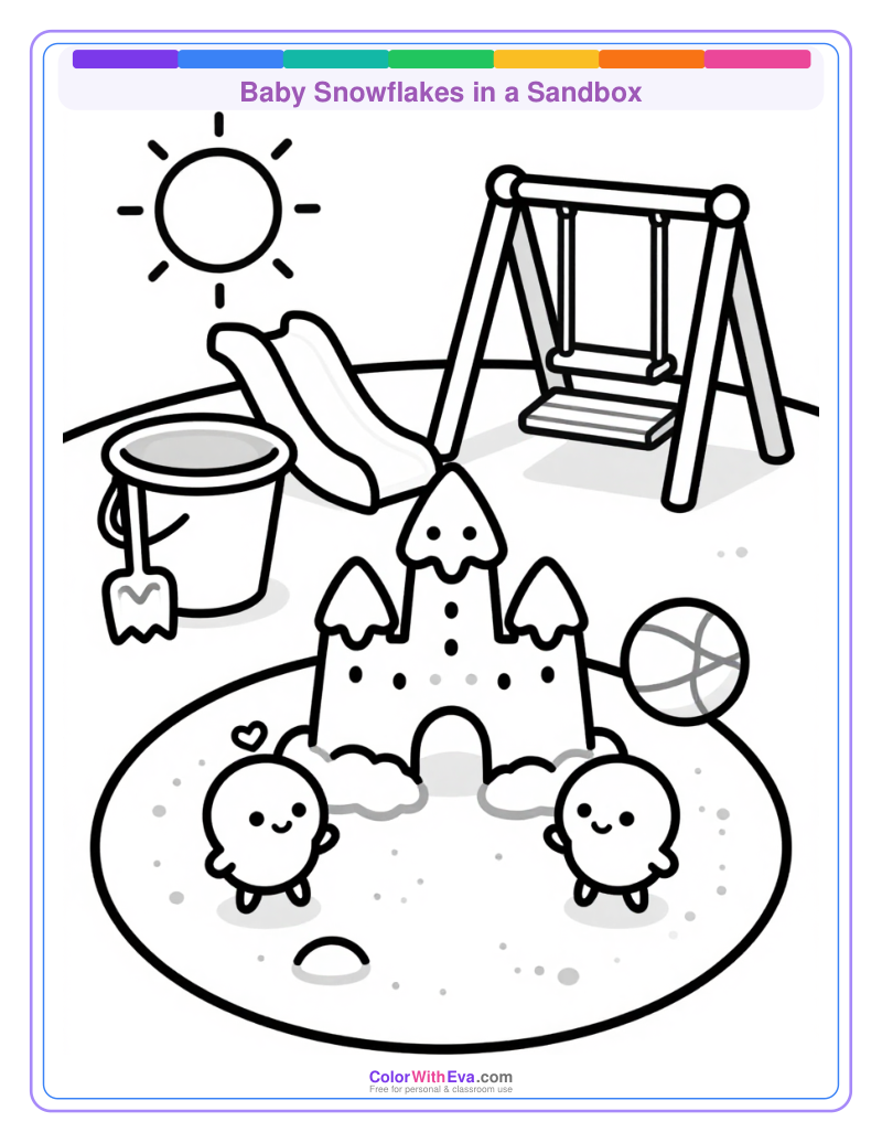 Baby Snowflakes in a Sandbox thumbnail