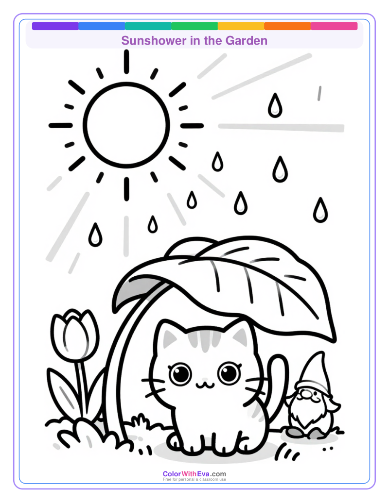 Sunshower in the Garden preview