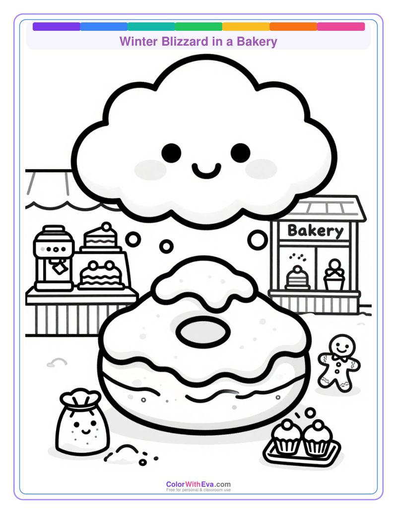 Winter Blizzard in a Bakery thumbnail