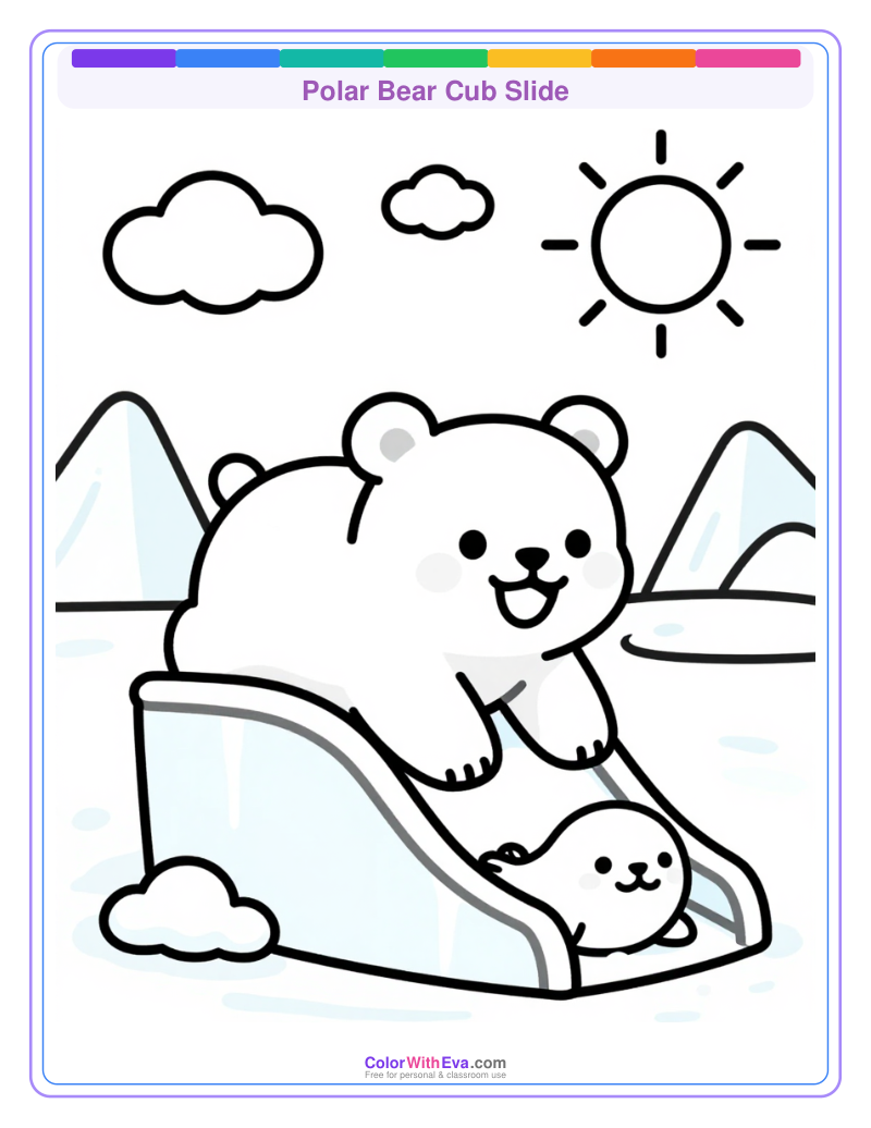 Polar Bear Cub Slide preview