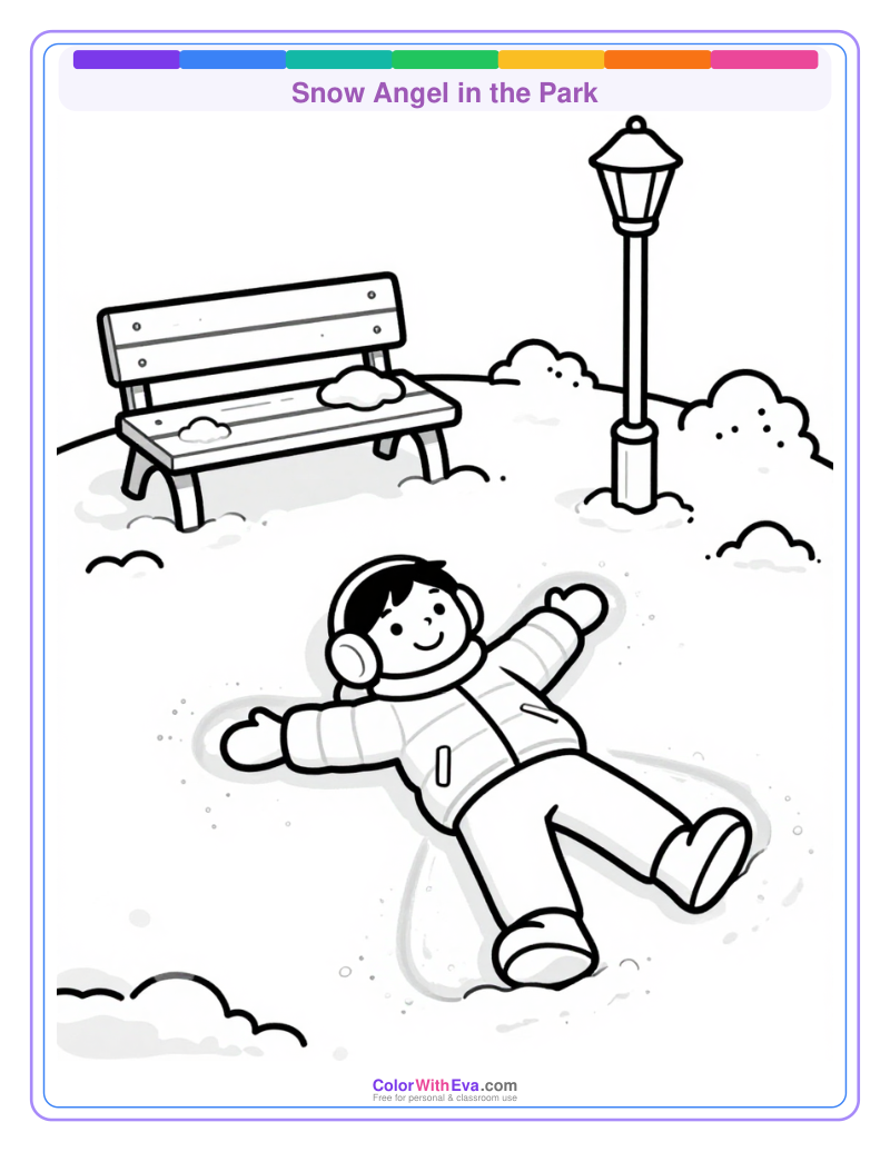 Snow Angel in the Park preview