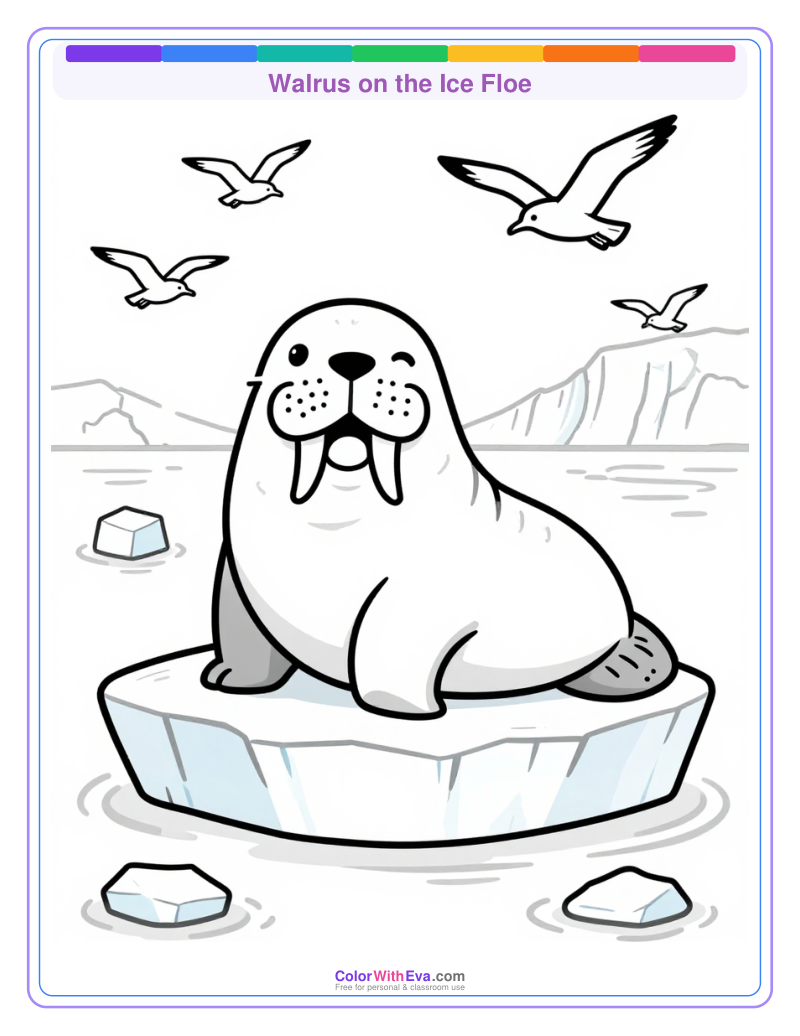 Walrus on the Ice Floe preview