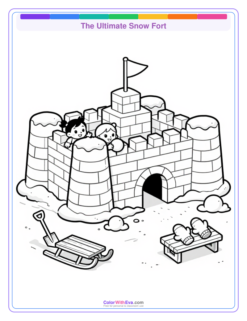 The Ultimate Snow Fort preview