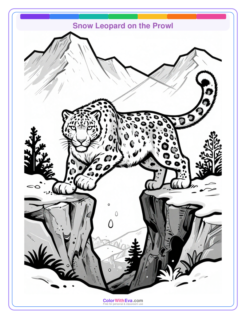 Snow Leopard on the Prowl preview