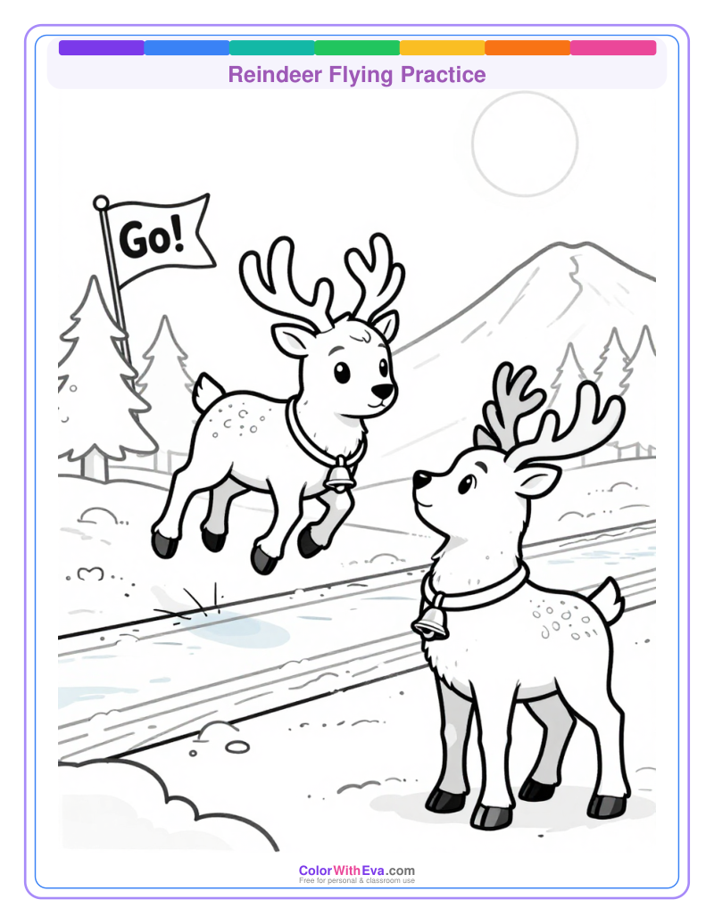 Reindeer Flying Practice thumbnail