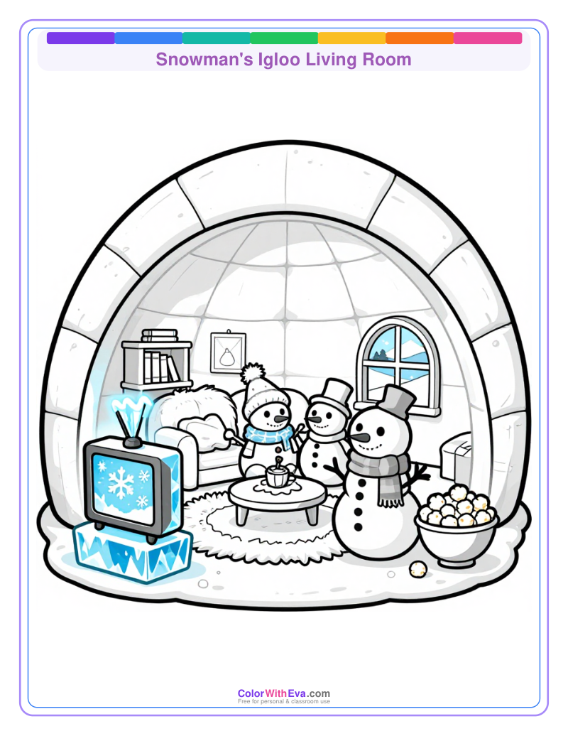 Snowman's Igloo Living Room thumbnail