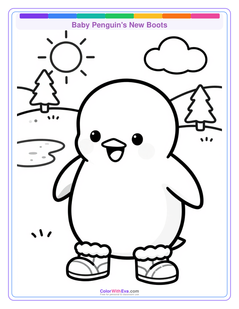 Baby Penguin's New Boots preview