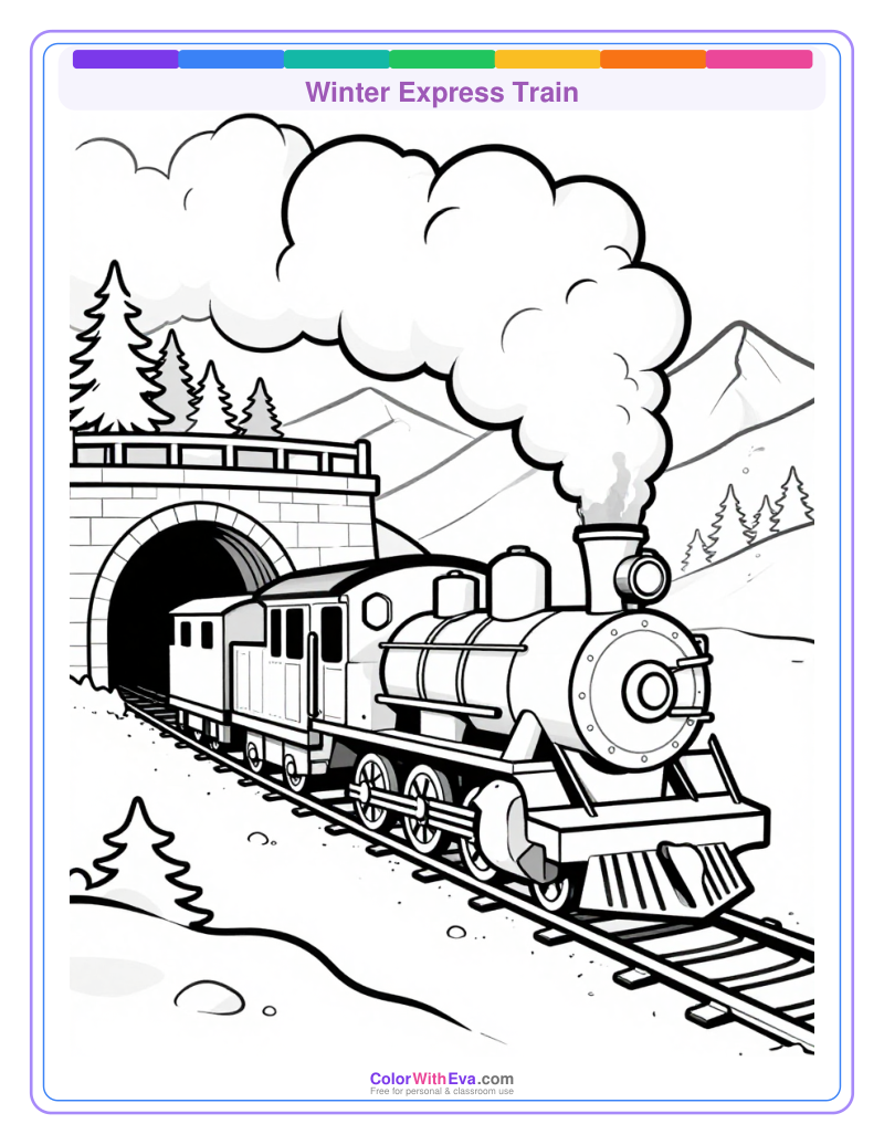 Winter Express Train preview