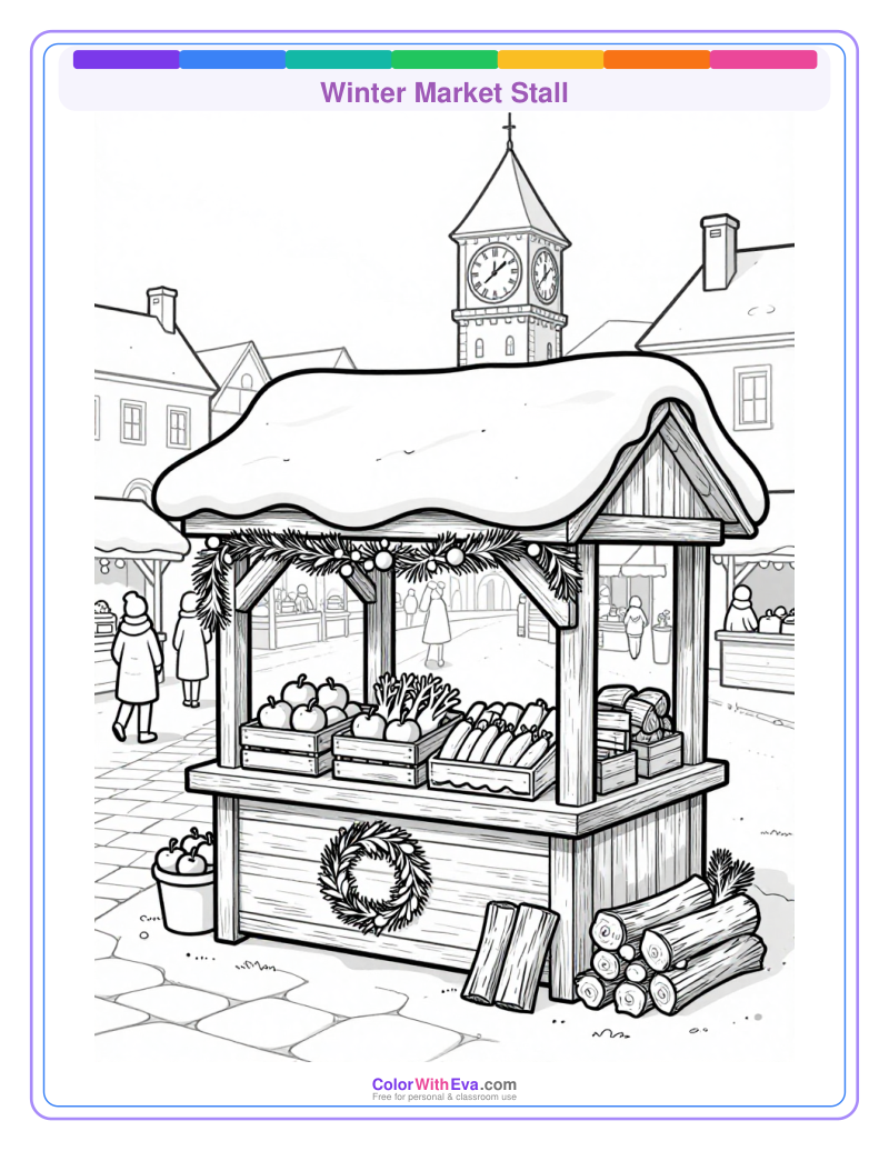 Winter Market Stall preview