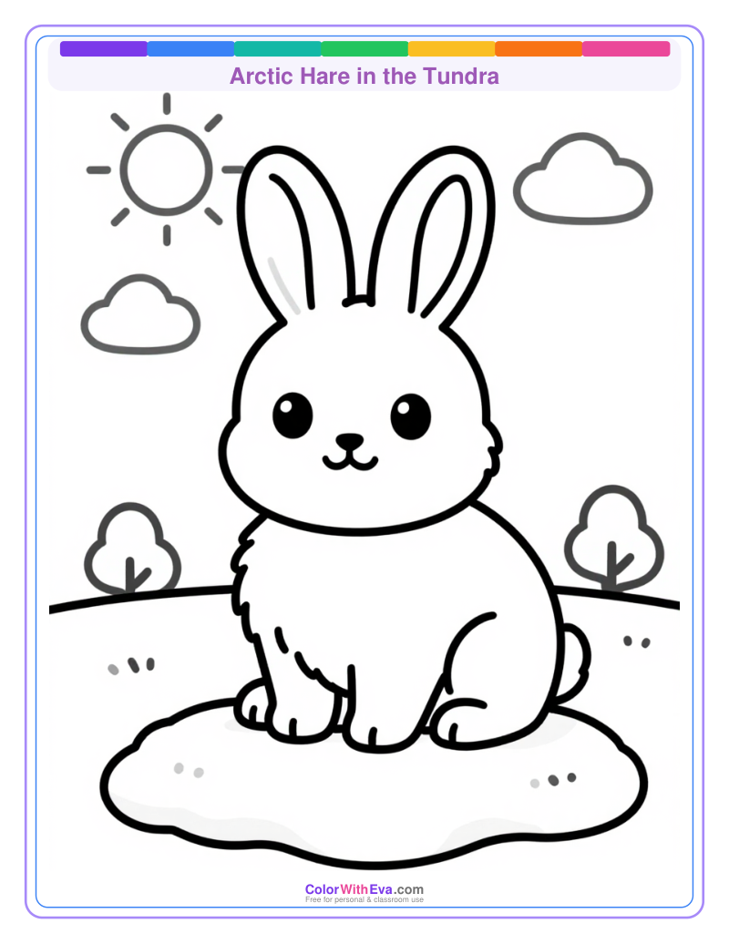 Arctic Hare in the Tundra preview