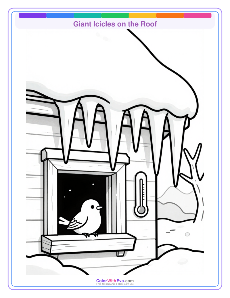 Giant Icicles on the Roof preview