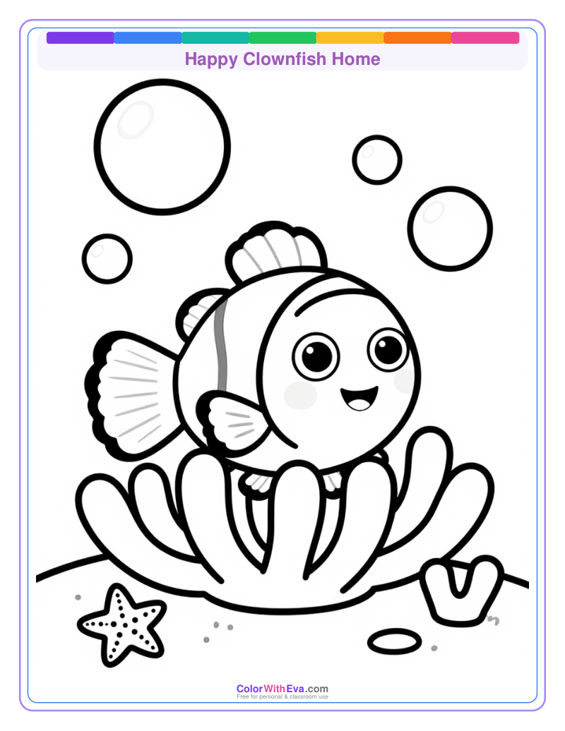 Happy Clownfish Home preview