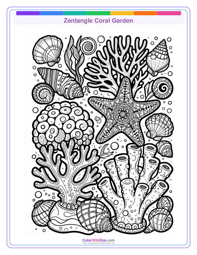 Zentangle Coral Garden thumbnail