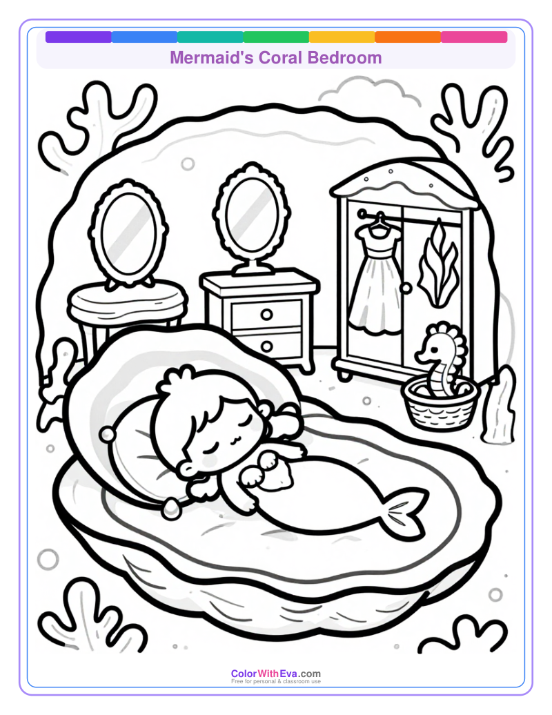 Mermaid's Coral Bedroom thumbnail