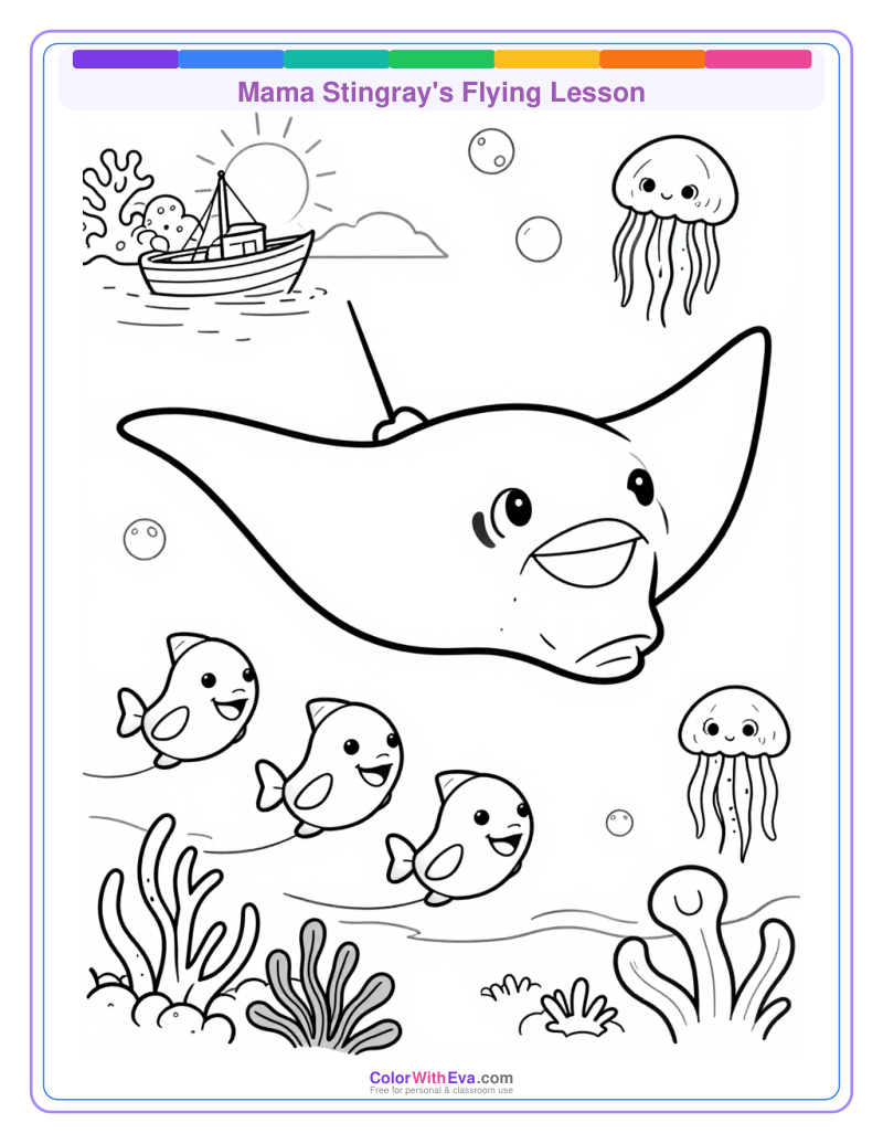 Mama Stingray's Flying Lesson thumbnail