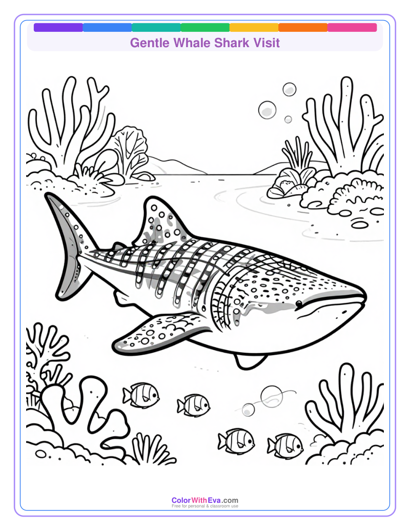 Gentle Whale Shark Visit preview