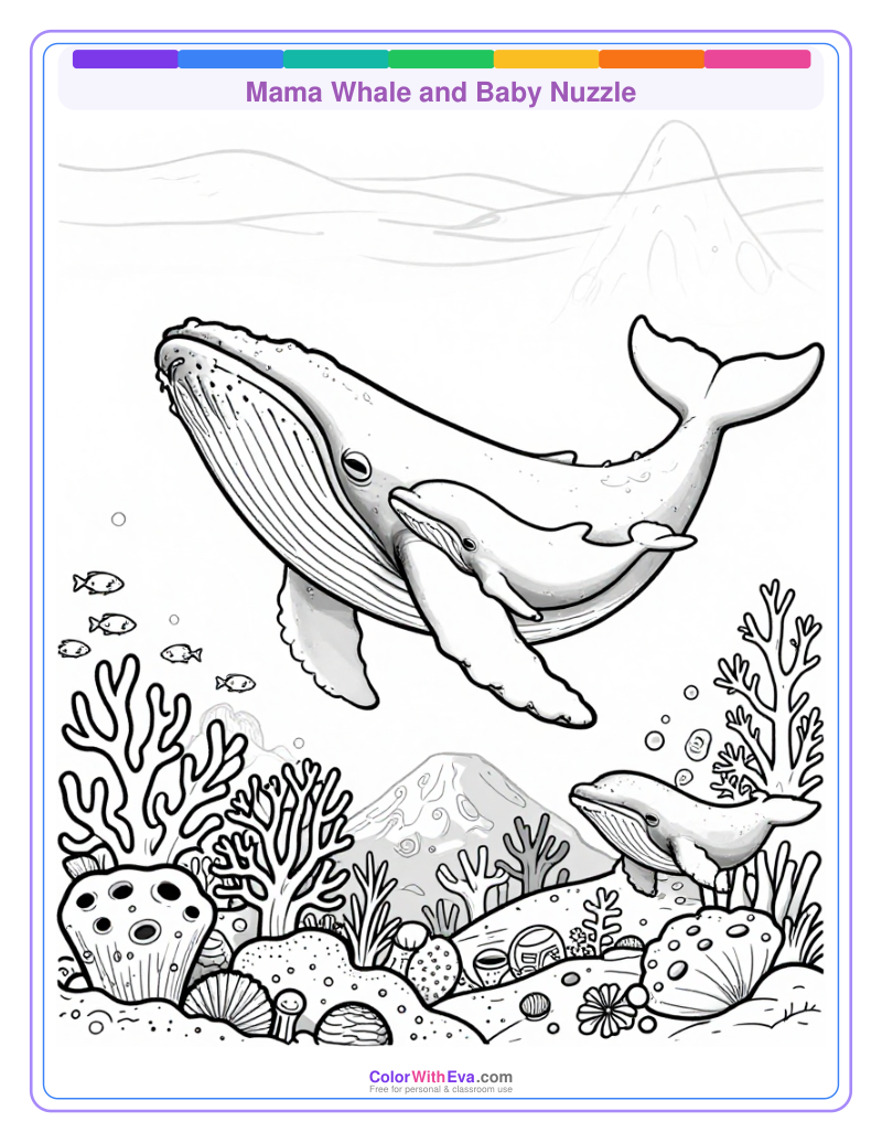 Mama Whale and Baby Nuzzle thumbnail