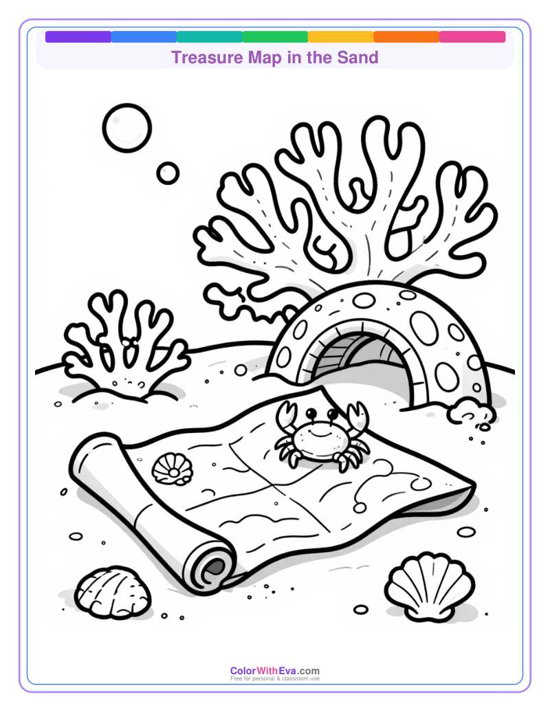 Treasure Map in the Sand preview