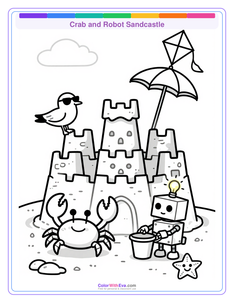 Crab and Robot Sandcastle thumbnail