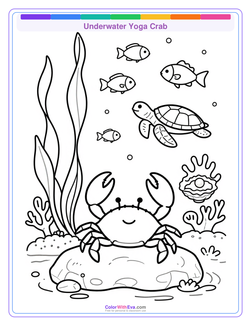 Underwater Yoga Crab preview