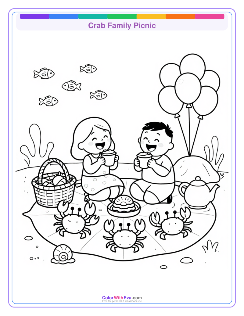 Crab Family Picnic thumbnail