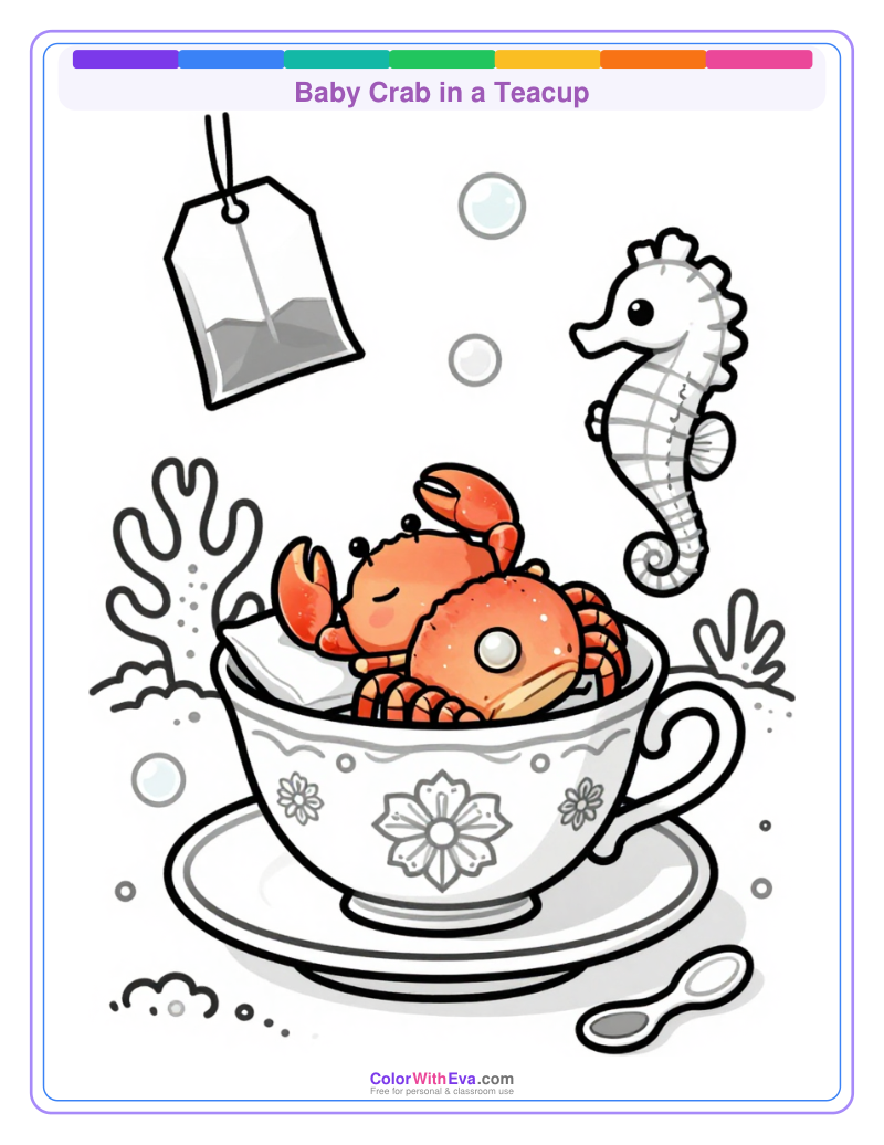 Baby Crab in a Teacup thumbnail