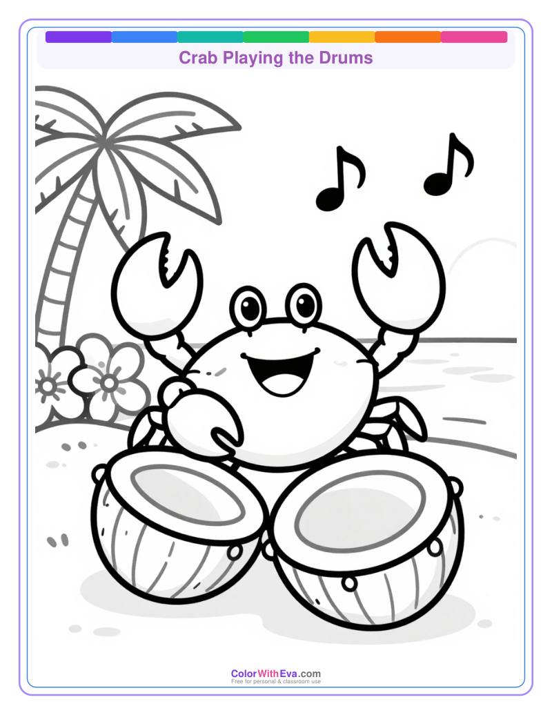 Crab Playing the Drums preview