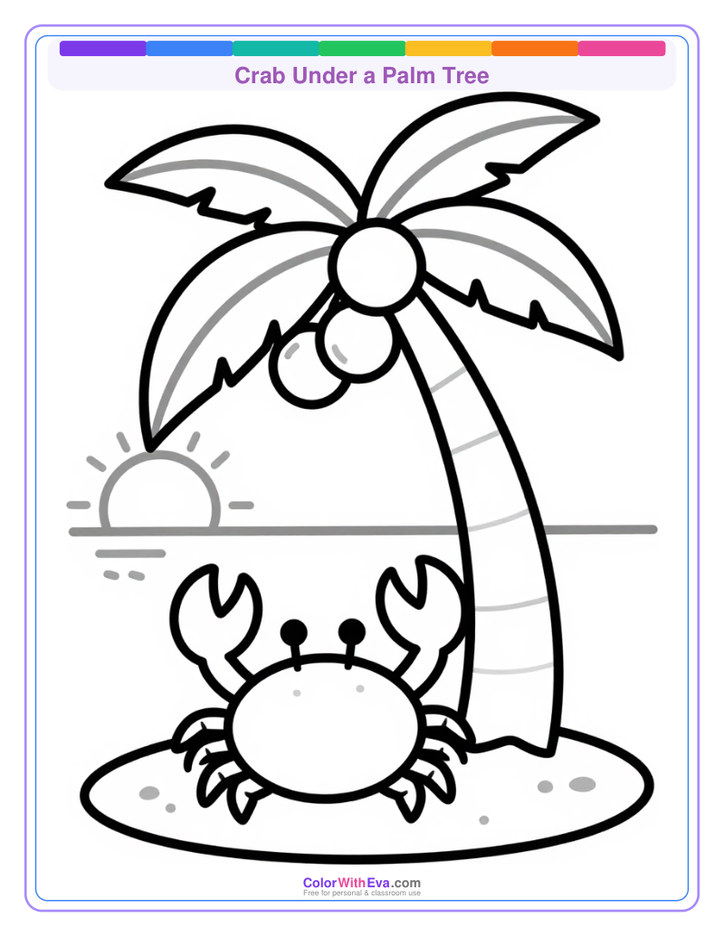 Crab Under a Palm Tree preview