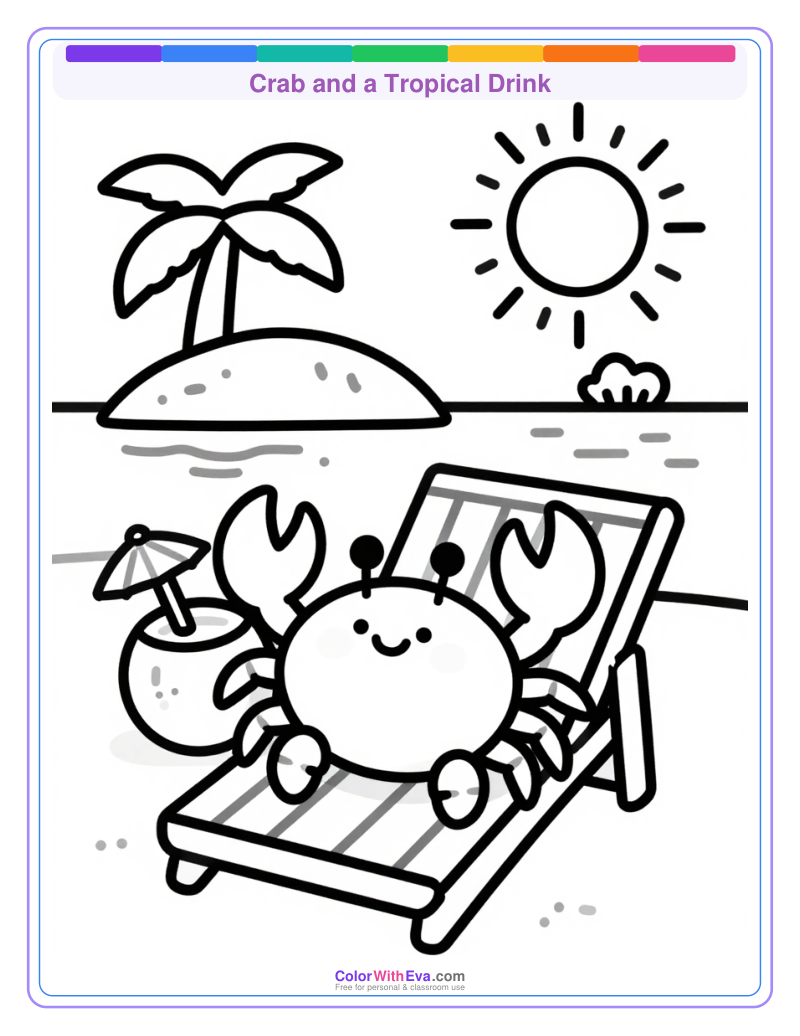 Crab and a Tropical Drink preview
