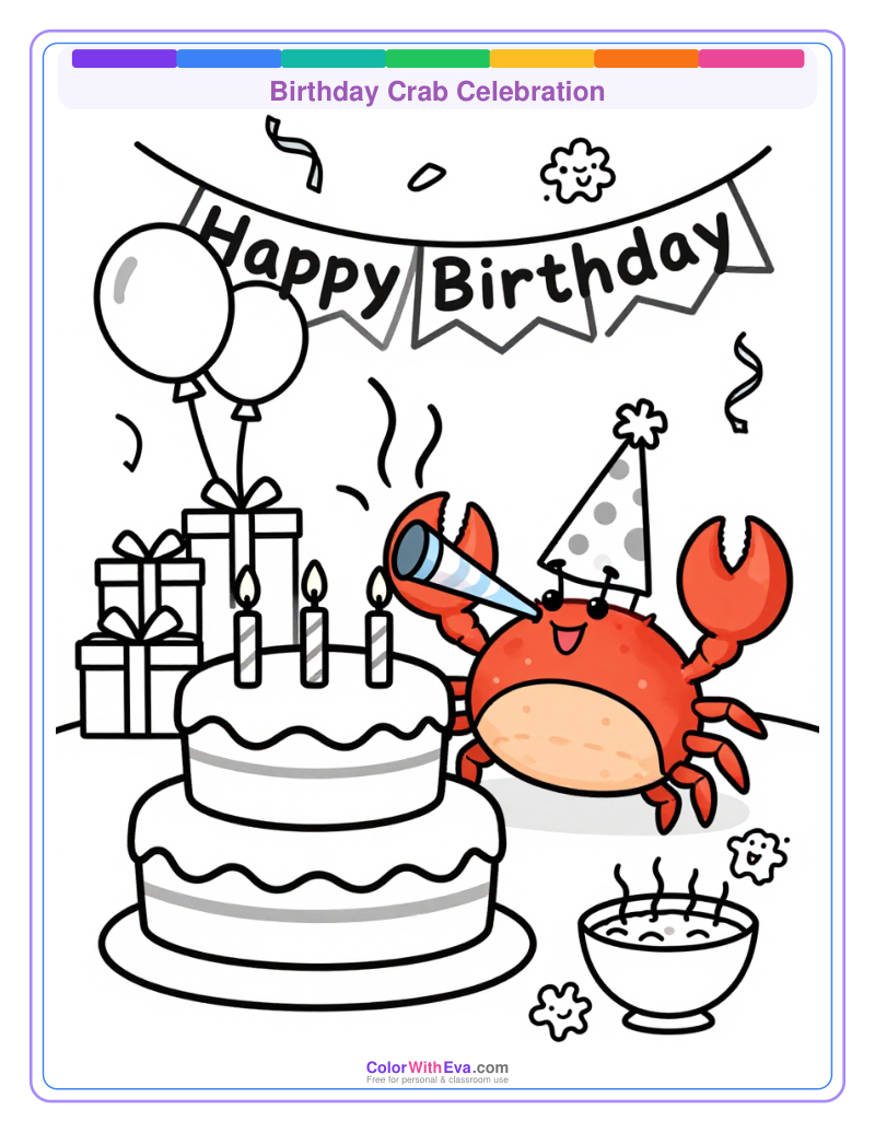 Birthday Crab Celebration preview