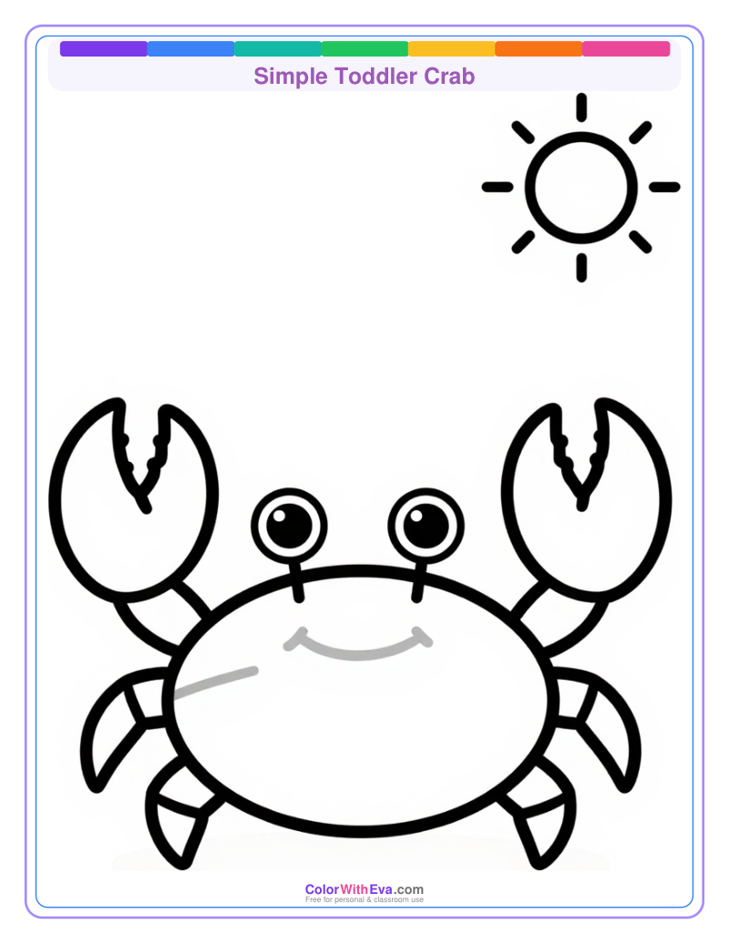 Simple Toddler Crab preview