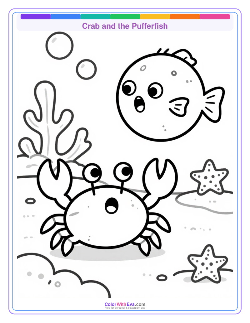 Crab and the Pufferfish preview