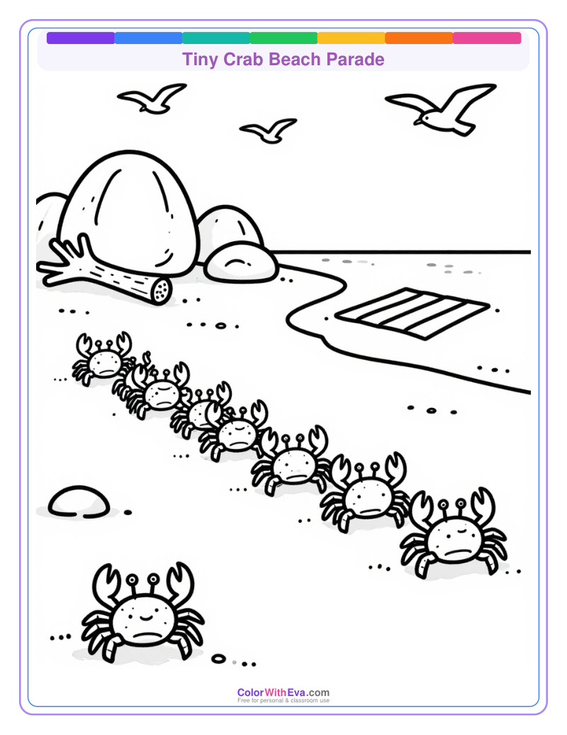 Tiny Crab Beach Parade preview