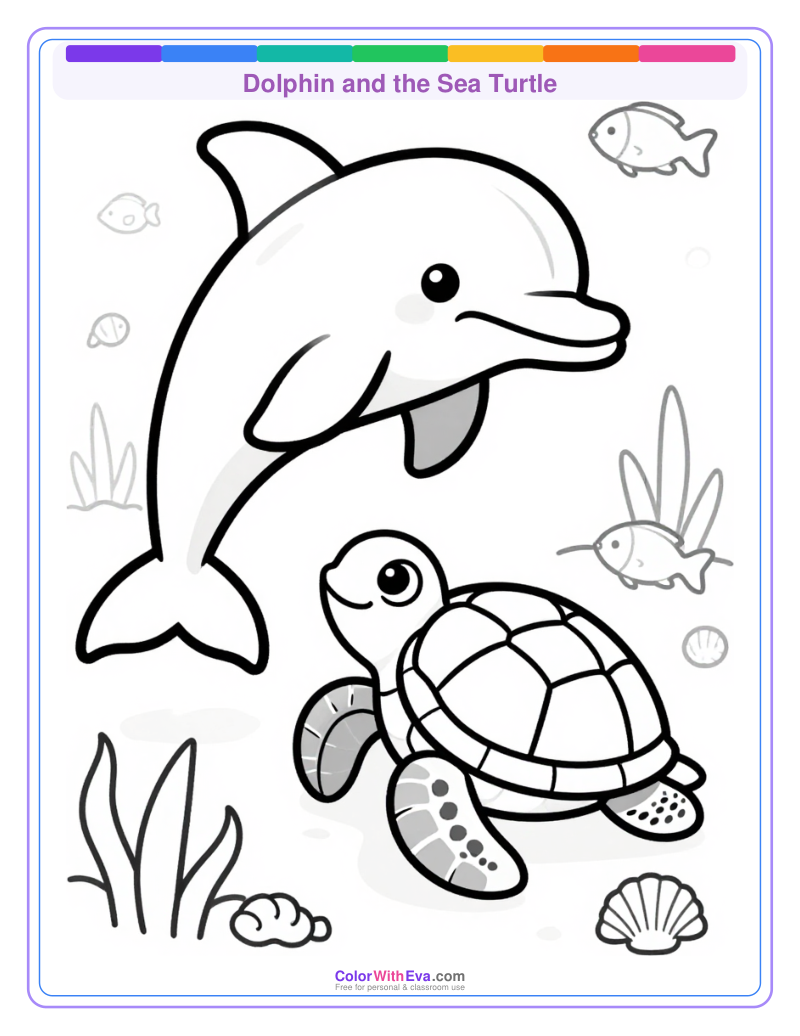Dolphin and the Sea Turtle preview