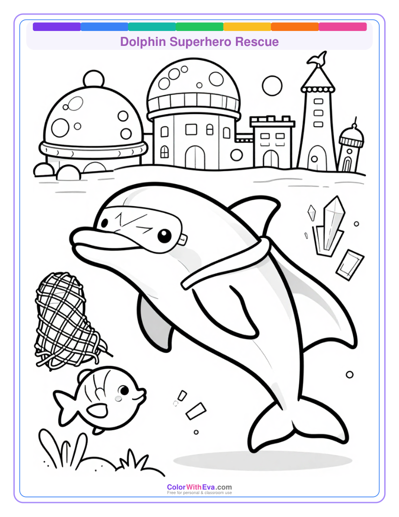 Dolphin Superhero Rescue preview