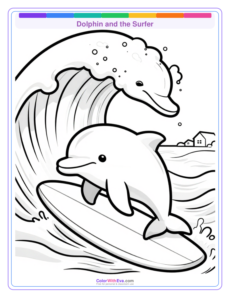 Dolphin and the Surfer preview