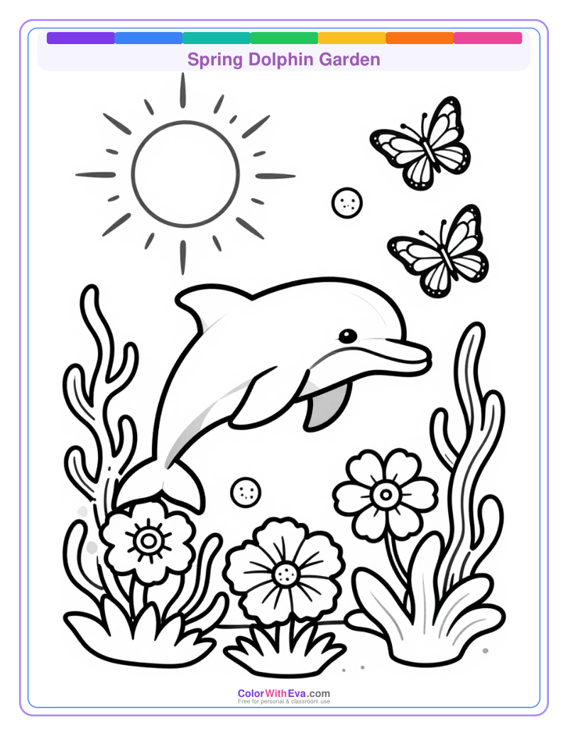 Spring Dolphin Garden preview