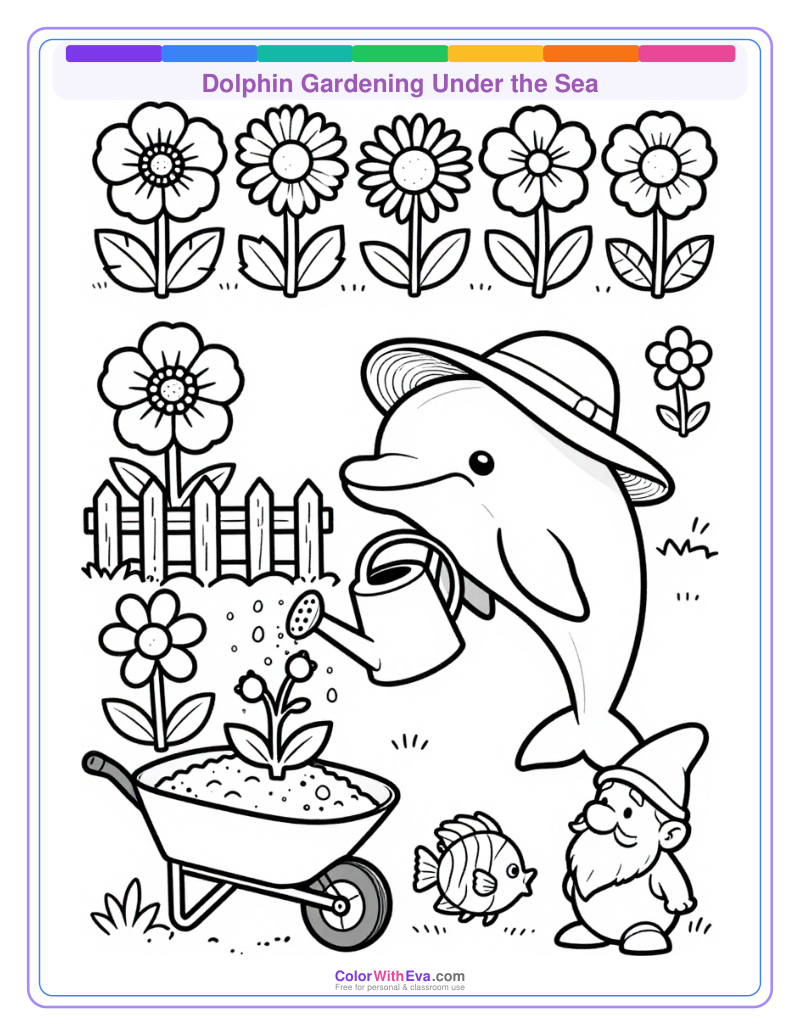 Dolphin Gardening Under the Sea thumbnail