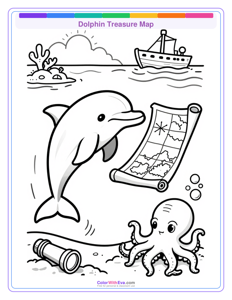 Dolphin Treasure Map preview