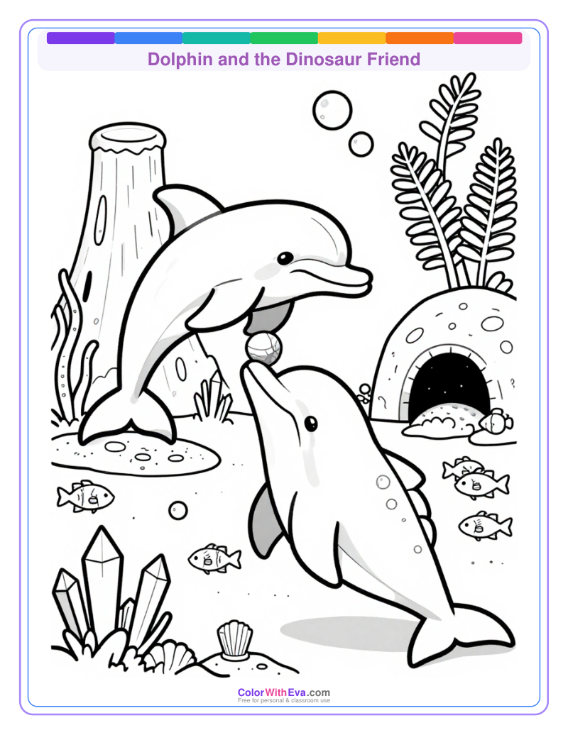 Dolphin and the Dinosaur Friend thumbnail