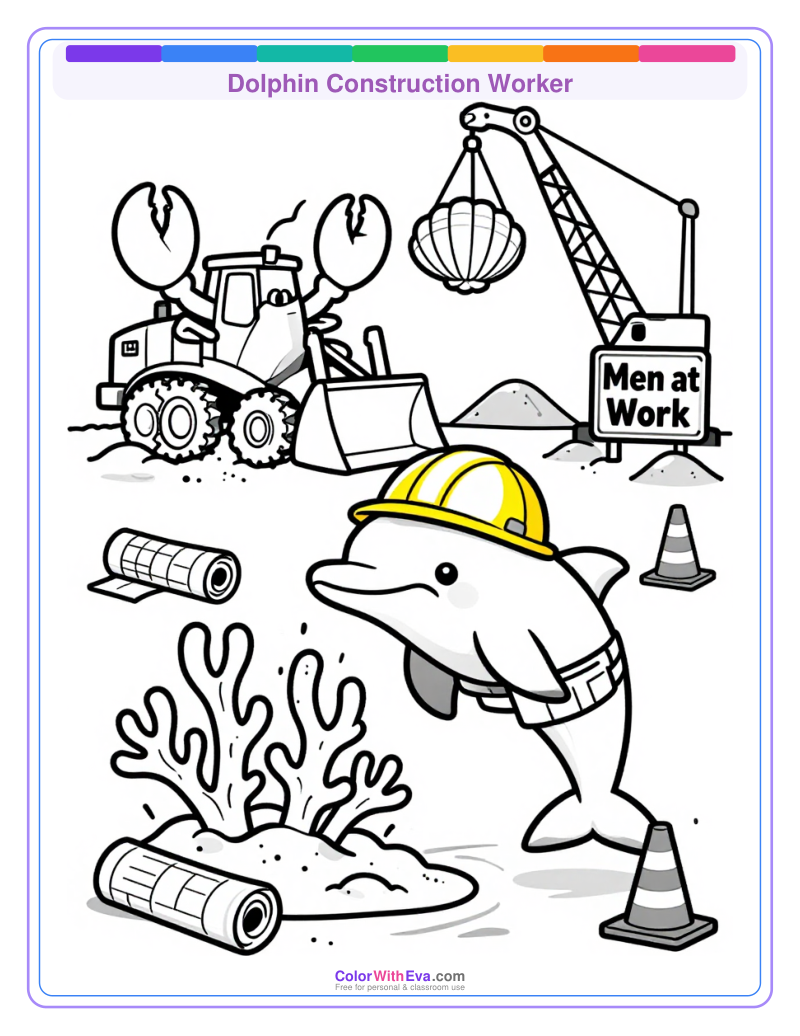 Dolphin Construction Worker thumbnail