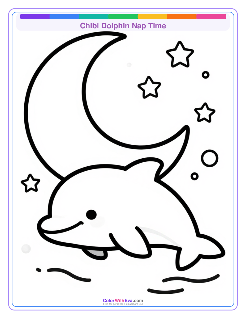 Chibi Dolphin Nap Time preview