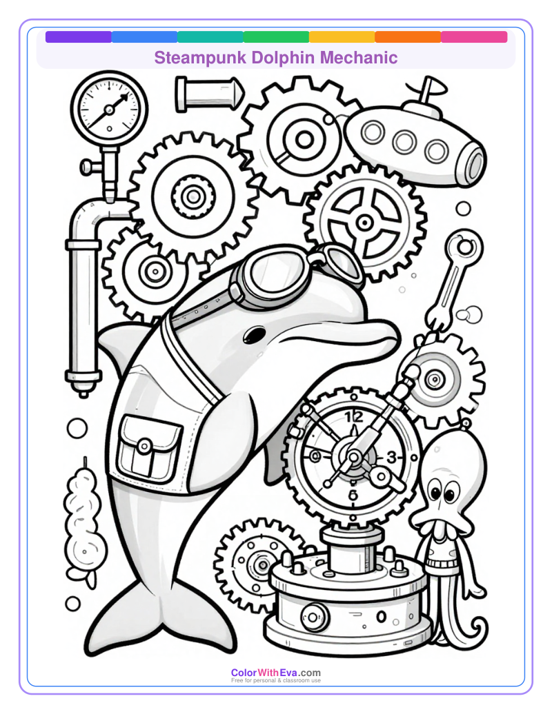 Steampunk Dolphin Mechanic thumbnail