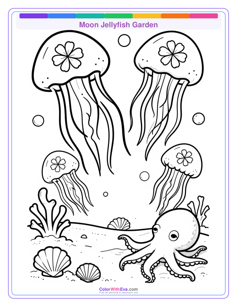 Moon Jellyfish Garden preview