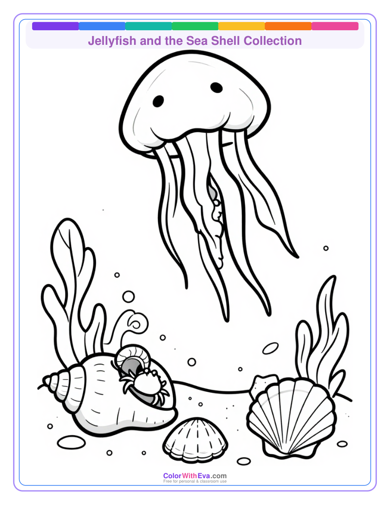 Jellyfish and the Sea Shell Collection preview