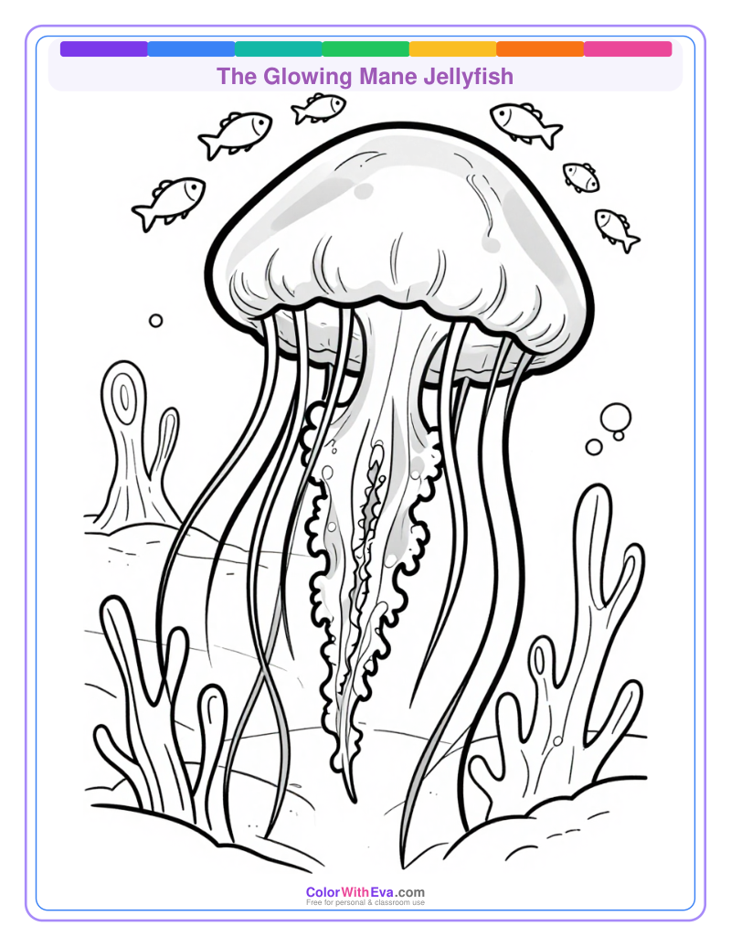 The Glowing Mane Jellyfish preview