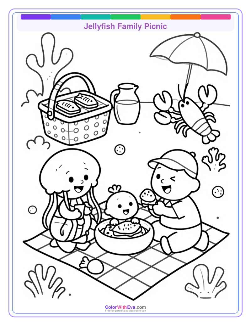 Jellyfish Family Picnic thumbnail