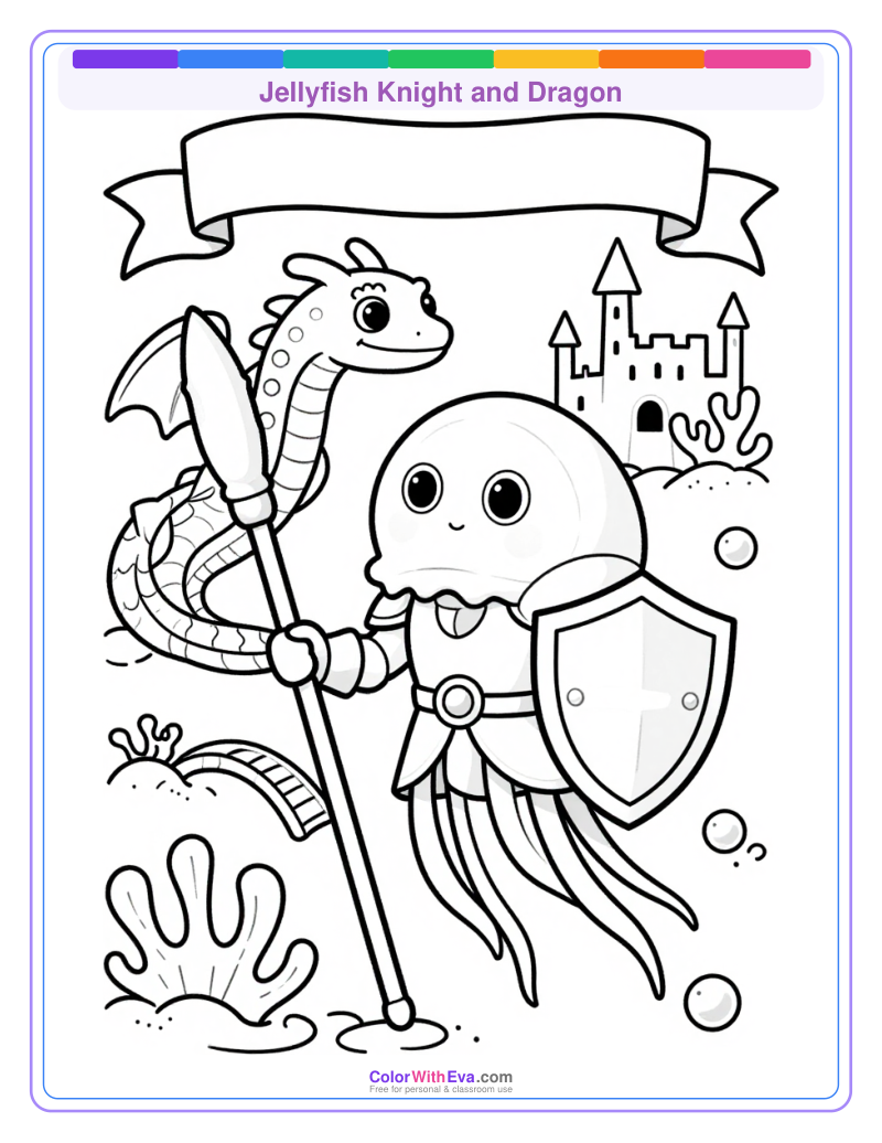 Jellyfish Knight and Dragon thumbnail