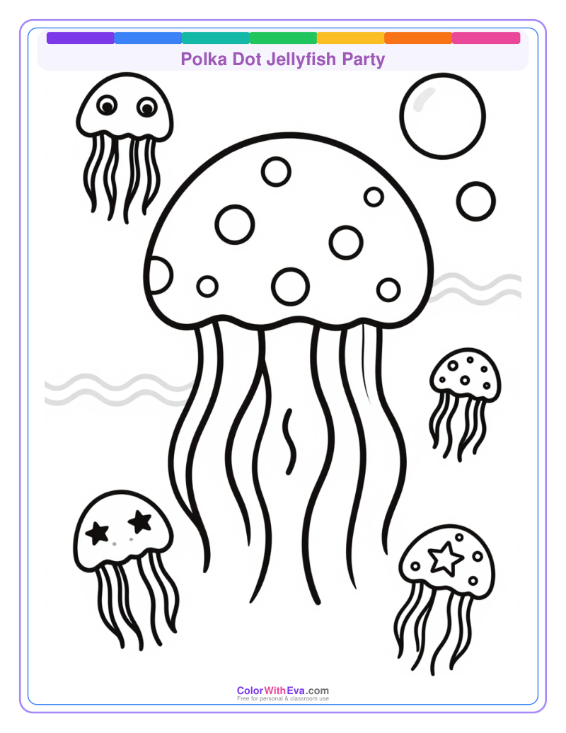 Polka Dot Jellyfish Party preview