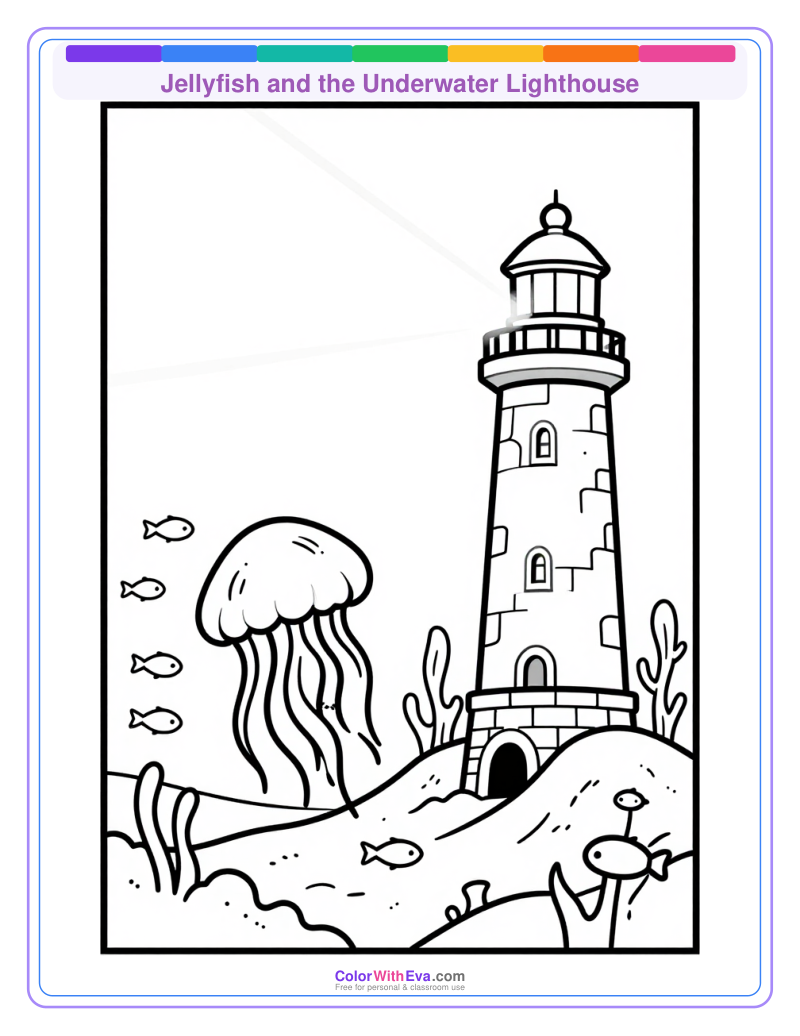 Jellyfish and the Underwater Lighthouse preview